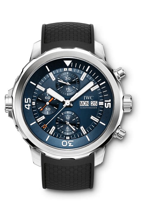 iwc aquatimer chronograph deployant|IWC aquatimer chronograph jacques cousteau.